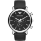 RELOJ HOMBRE ACERO CORREA NEGRA