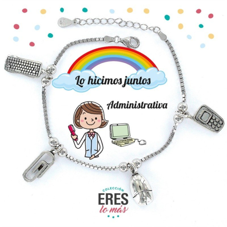 PULSERA PLATA  ADMINISTRATIVA