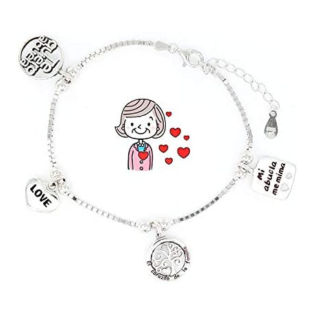 PULSERA  PLATA ABUELA